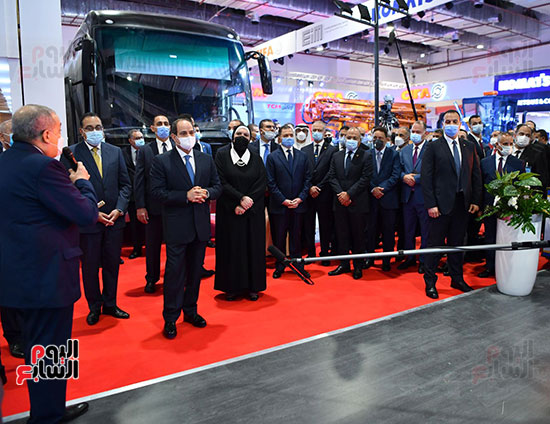 الرئيس السيسي يفتتح اليوم معرض ومؤتمر النقل الذكى (25)