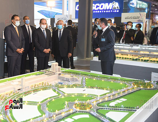 الرئيس السيسي يفتتح اليوم معرض ومؤتمر النقل الذكى (3)