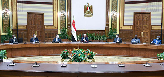 الرئيس السيسي يستقبل النواب العموم العرب والأفارقة (6)
