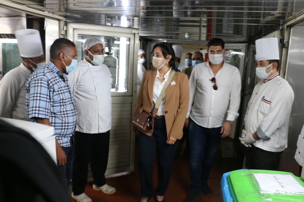 غادة شلبي وجهت بزيادة حملات التفتيش غادة شلبي وجهت بزيادة حملات التفتيش