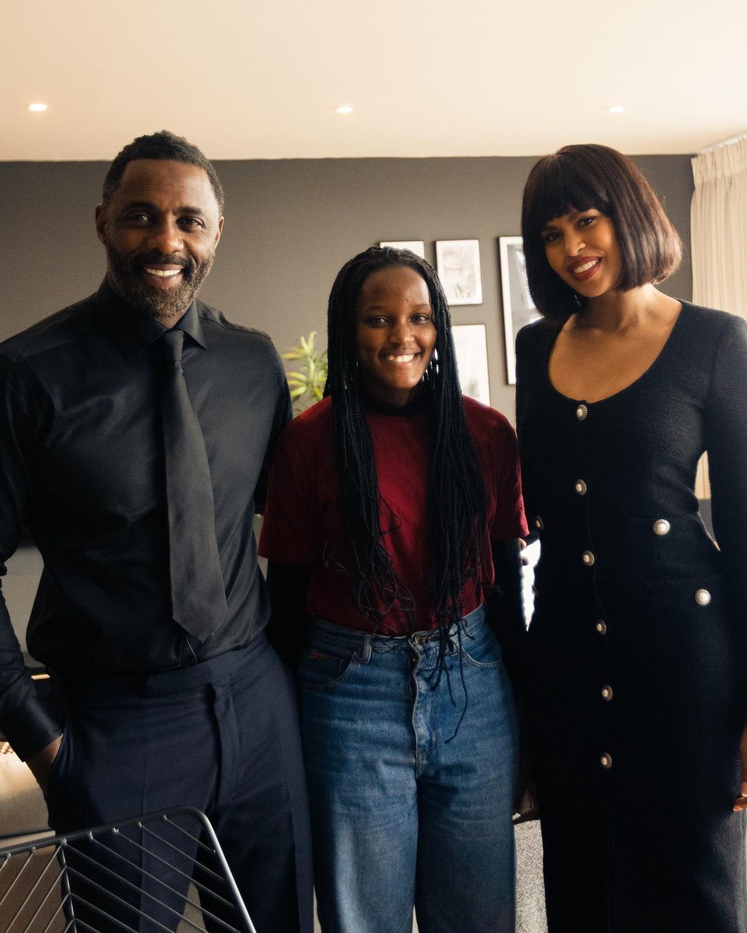 ادريس البا وابنته ادريس البا وابنته