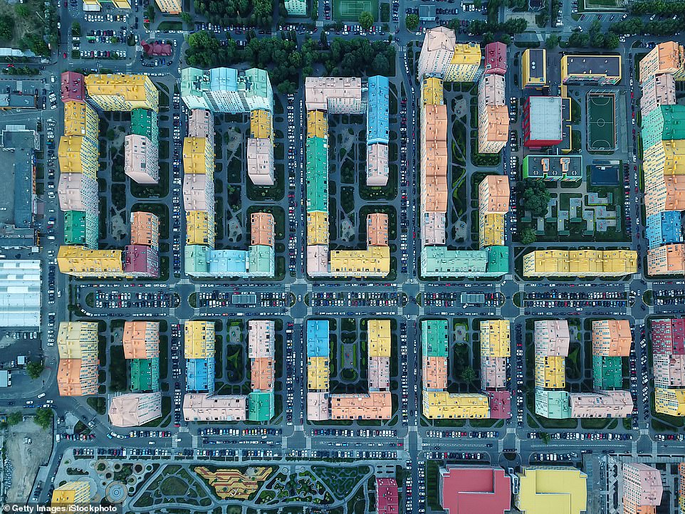 The shape of the city from above