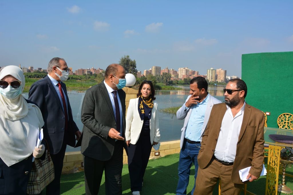 جانب من زيارة الوفد