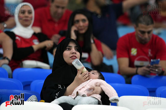 الجماهير فى مباراة مصر والأردن