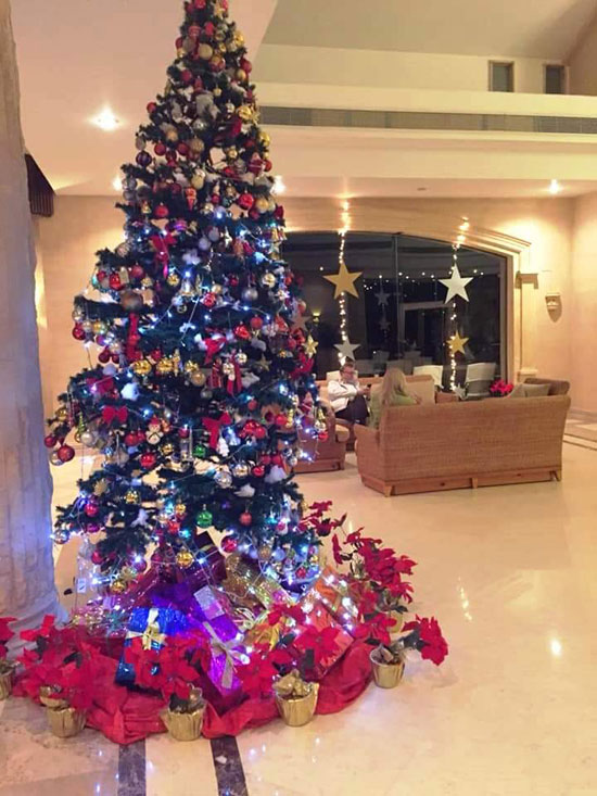 اشجار-الميلاد-داخل-الفنادق-المختلفة-بالبحر-الأحمر-