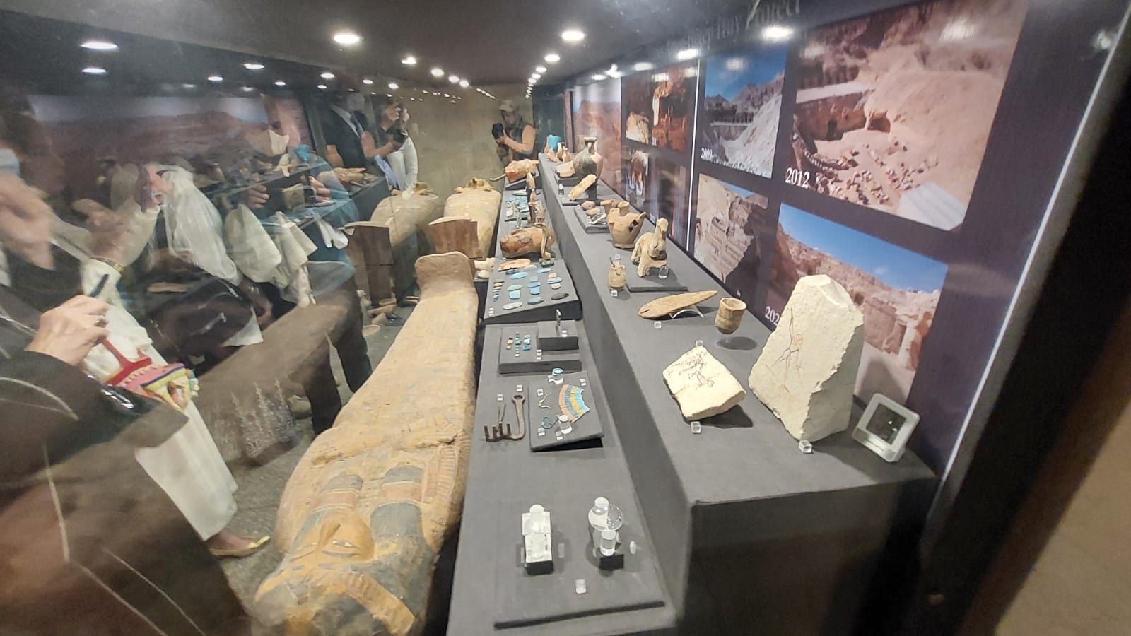 افتتاح معرض البعثة الاسبانية لتقديم 300 قطعة مكتشفة (10)