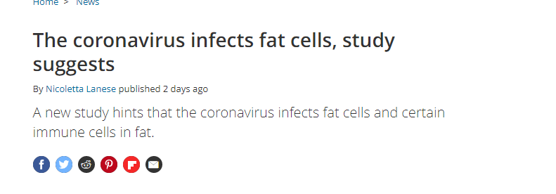 الخلايا الدهنية وفيروس كورونا
