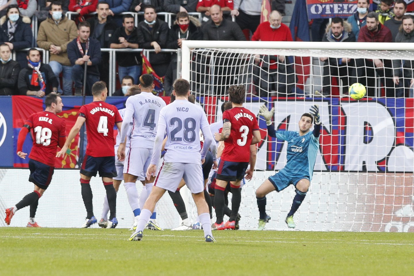 جانب من المباراة