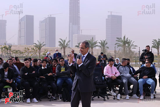 وزير الاتصالات يدعو طلاب جامعة مصر للمعلوماتية للمشاركة بمشروعات مصر الرقمية (6)
