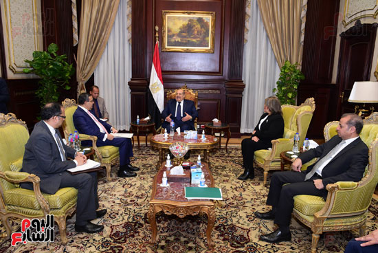 رئيس مجلس الشيوخ يلتقى سفير الهند فى القاهرة (6)