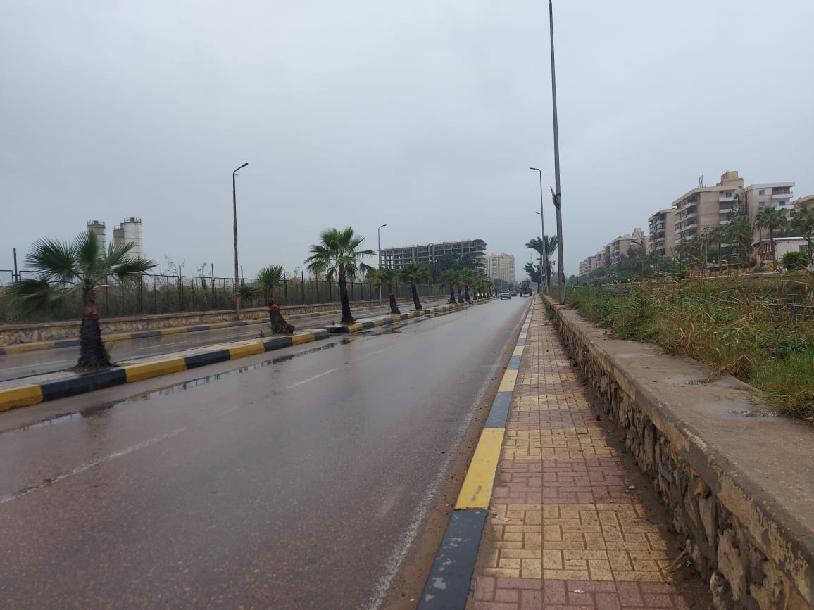 الأمطار تضرب الإسكندرية