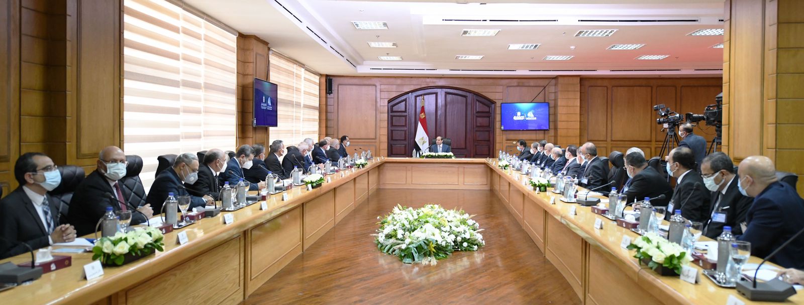 زيارة الرئيس عبد الفتاح السيسى لجامعة كفر الشيخ (1)