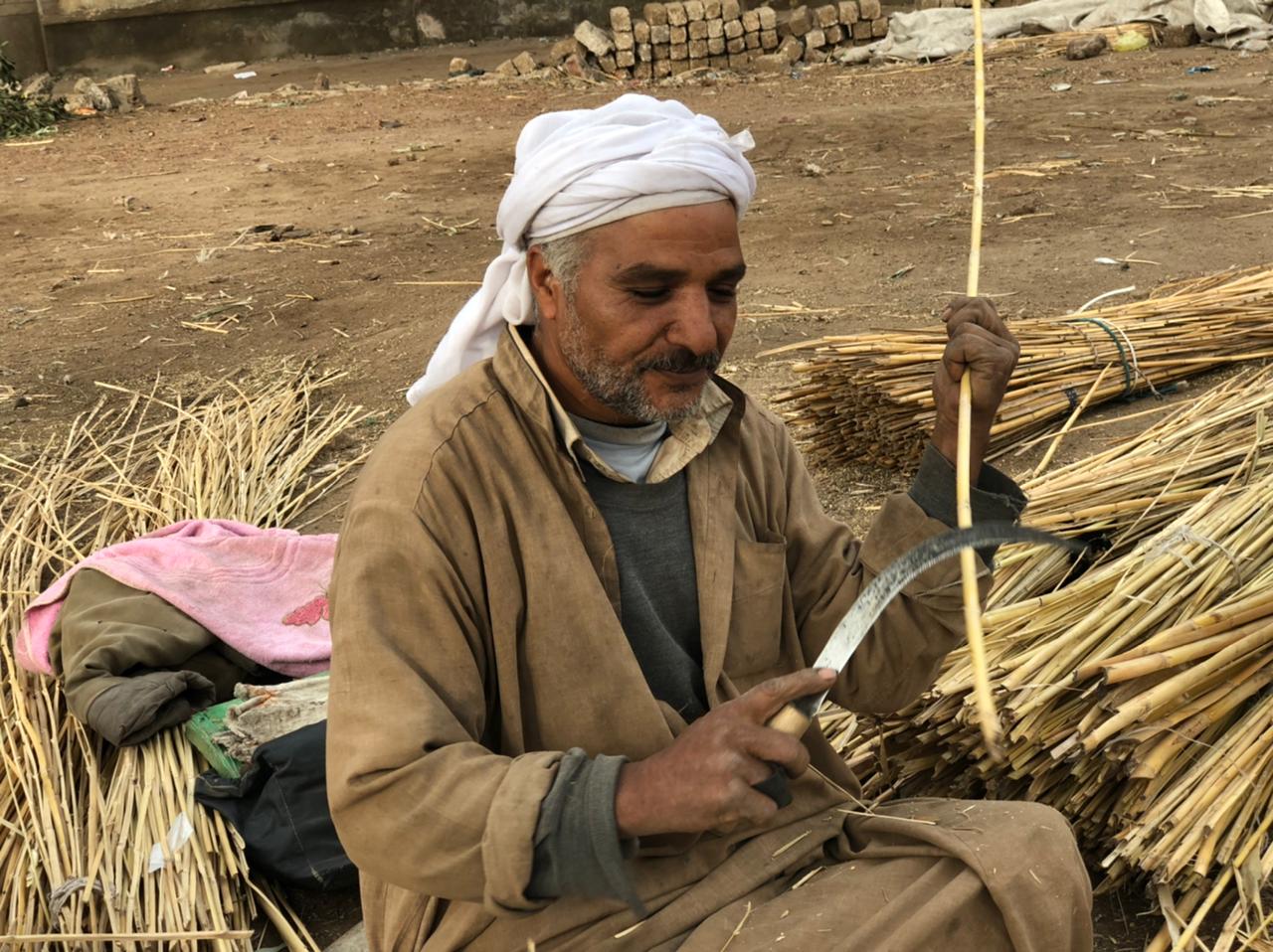 صناعة أسبتة الخوص في محافظة الدقهلية