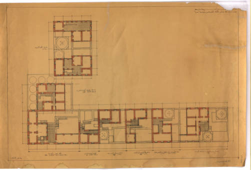 مخطط الطابق الأول لمنزل عائلة علي حسن أحمد