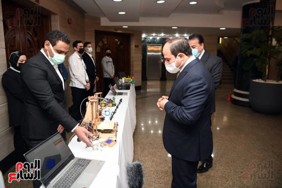 زيارة الرئيس عبد الفتاح السيسى لجامعة كفر الشيخ (11)