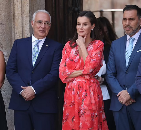 صورة خلال زيارة ملكة إسبانيا