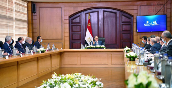الرئيس عبد الفتاح السيسى فى زيارة لجامعة كفر الشيخ (5)