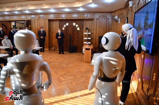 زيارة الرئيس عبد الفتاح السيسى لجامعة كفر الشيخ (2)