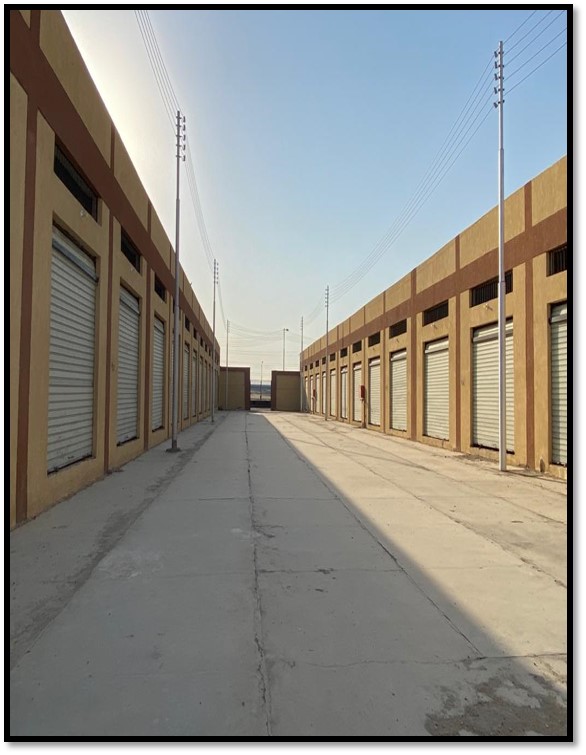 مشروع انشاء سوق (شادر) قفط