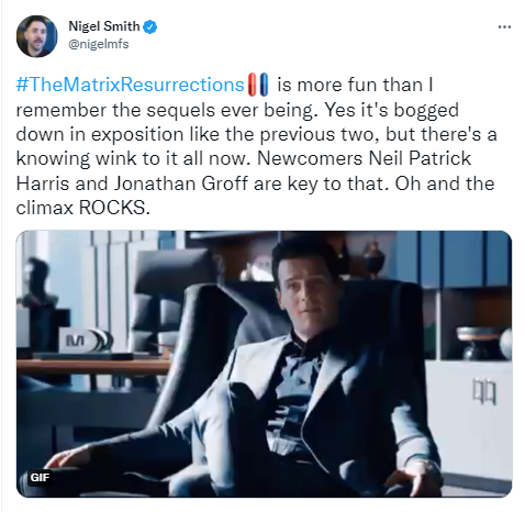 تعليق نيجال سميث