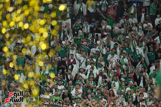 جماهير الجزائر تحتفل بالتتويج باللقب