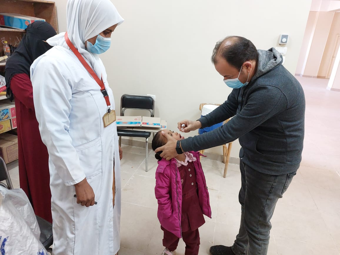 انطلاق الحملة القومية للتطعيم ضد شلل الأطفال (2)