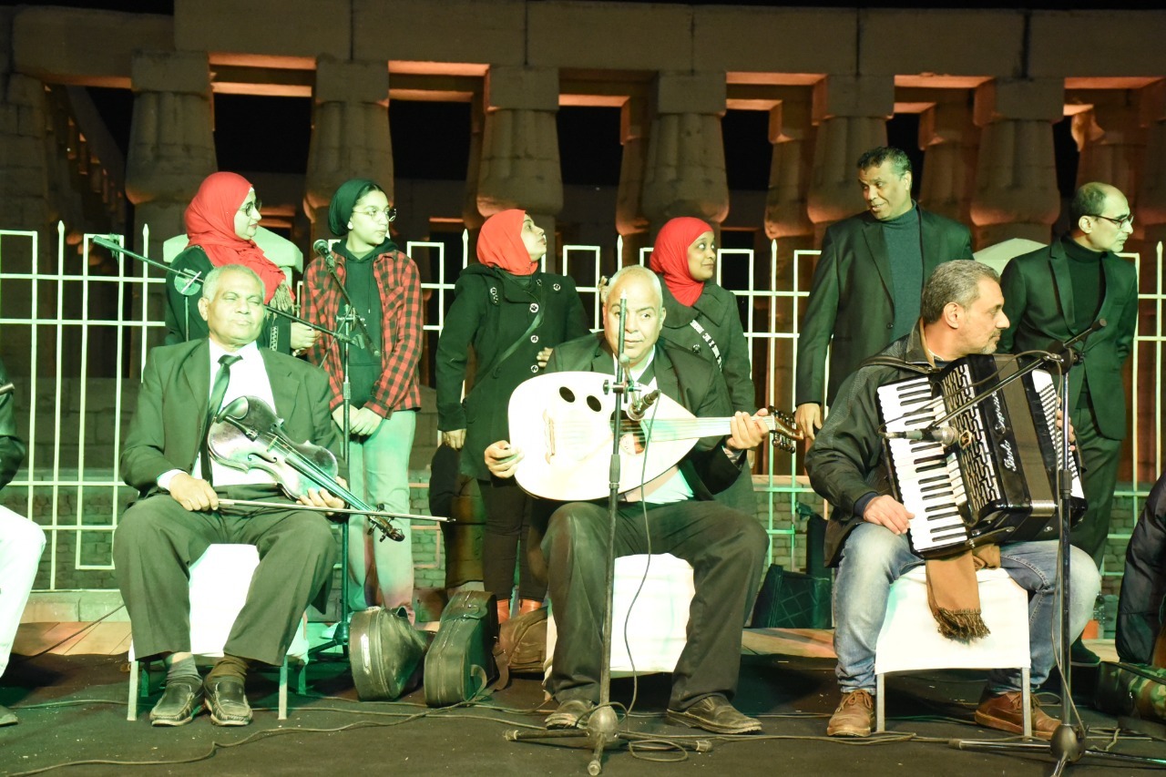 فرقة الموسيقي العربية خلال الإحتفالية