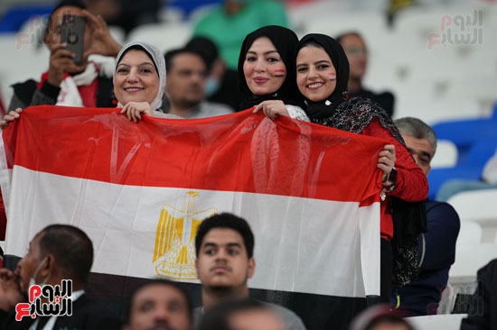حضور نسائي لمؤازرة مصر في كأس العرب