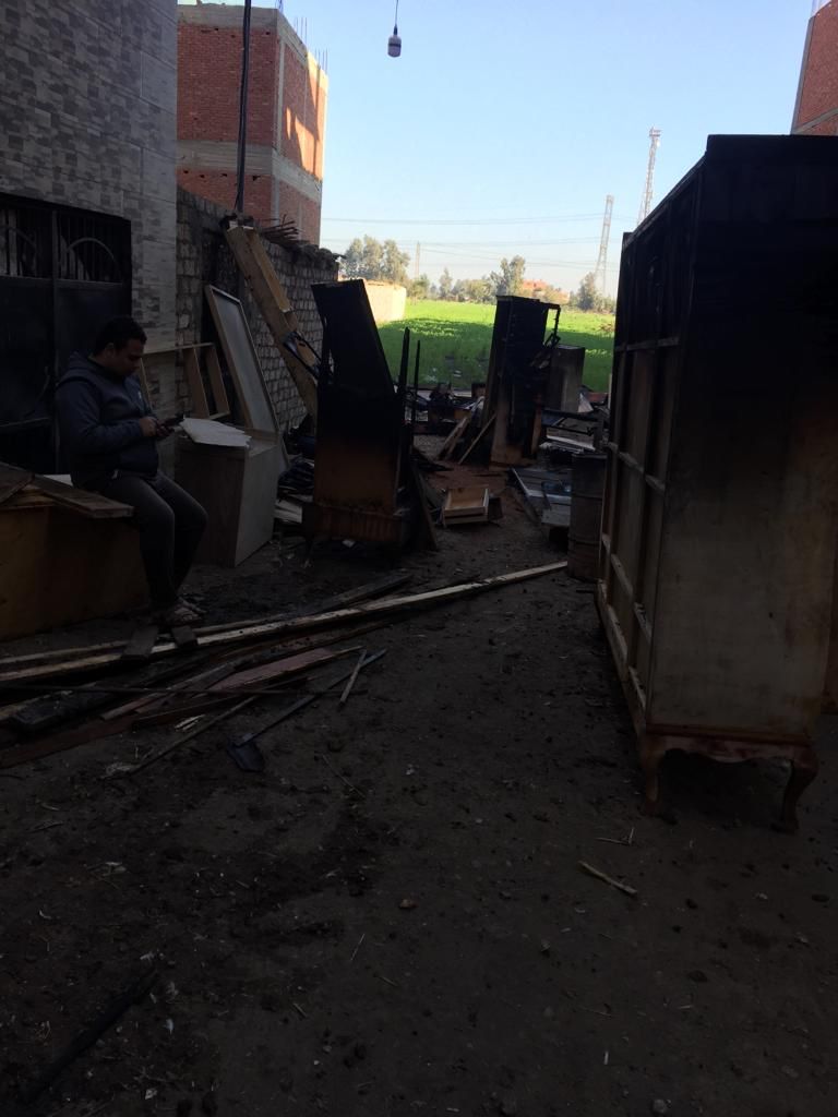 بعد السيطرة على الحريق