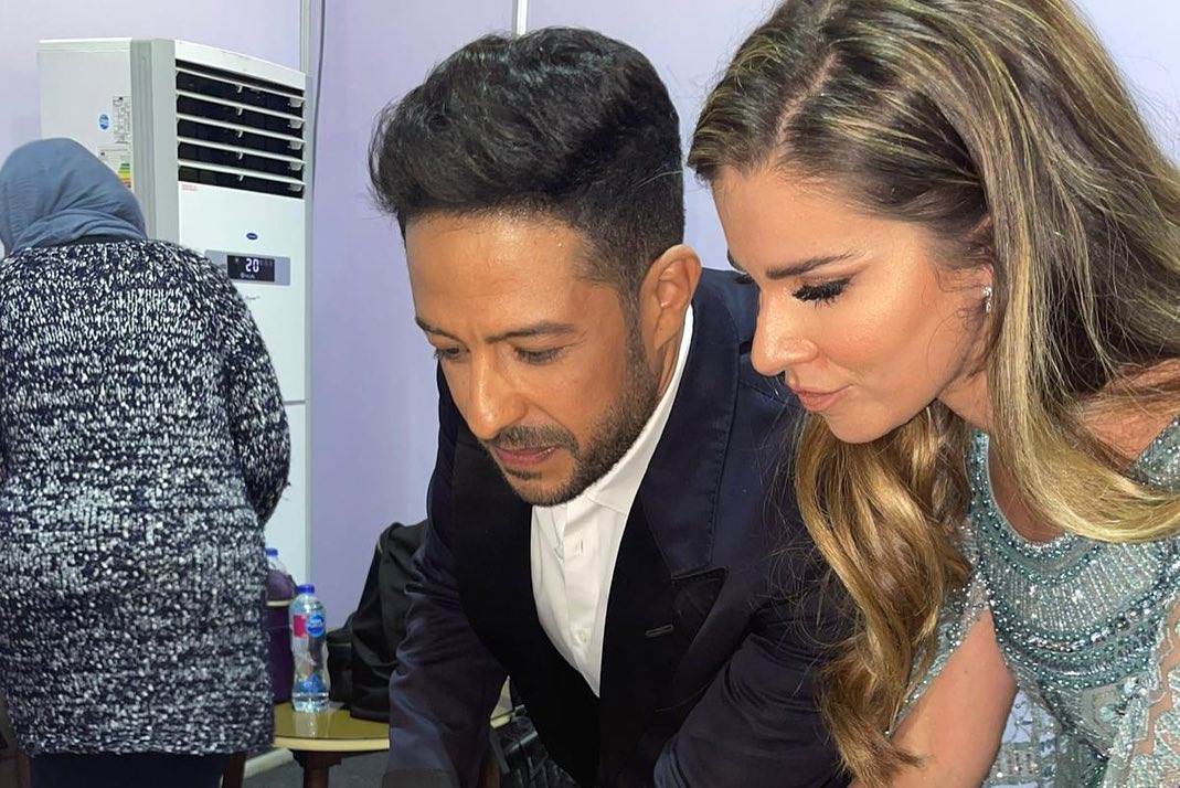 لارا إسكندر ومحمد حماقى