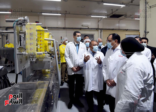 رئيس الوزراء يشهد افتتاح خطوط إنتاج جديدة بمصنع شركة نستلة مصر (6)