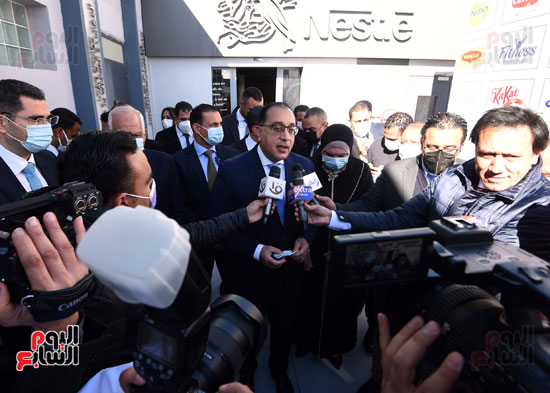 رئيس الوزراء يشهد افتتاح خطوط إنتاج جديدة بمصنع شركة نستلة مصر (9)