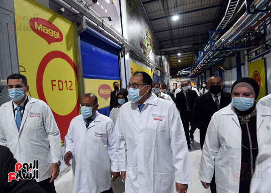 رئيس الوزراء يشهد افتتاح خطوط إنتاج جديدة بمصنع شركة نستلة مصر (4)