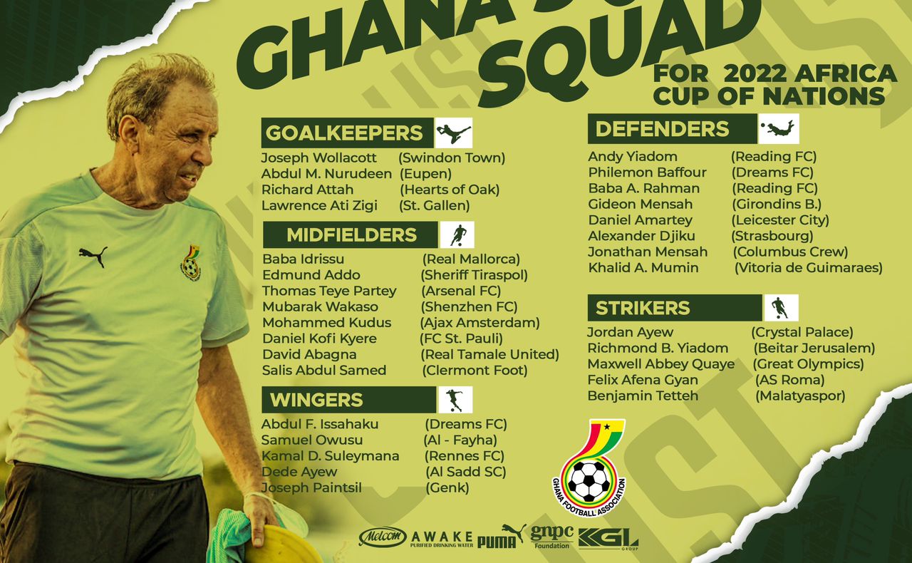 قائمة منتخب غانا