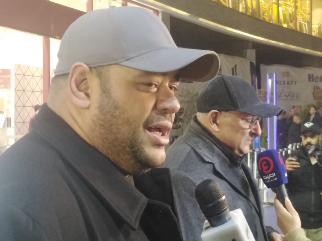 جمال سليمان وهنا شيحة يحضرون العرض الخاص لفيلم أبو صدام (2)