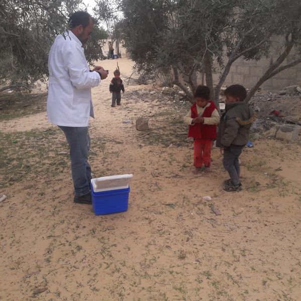 من حملة التطعيم بشمال سيناء
