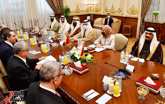 المستشار الدكتور حنفي جبالي يستقبل رئيسة مجلس النواب البحرينى (7)