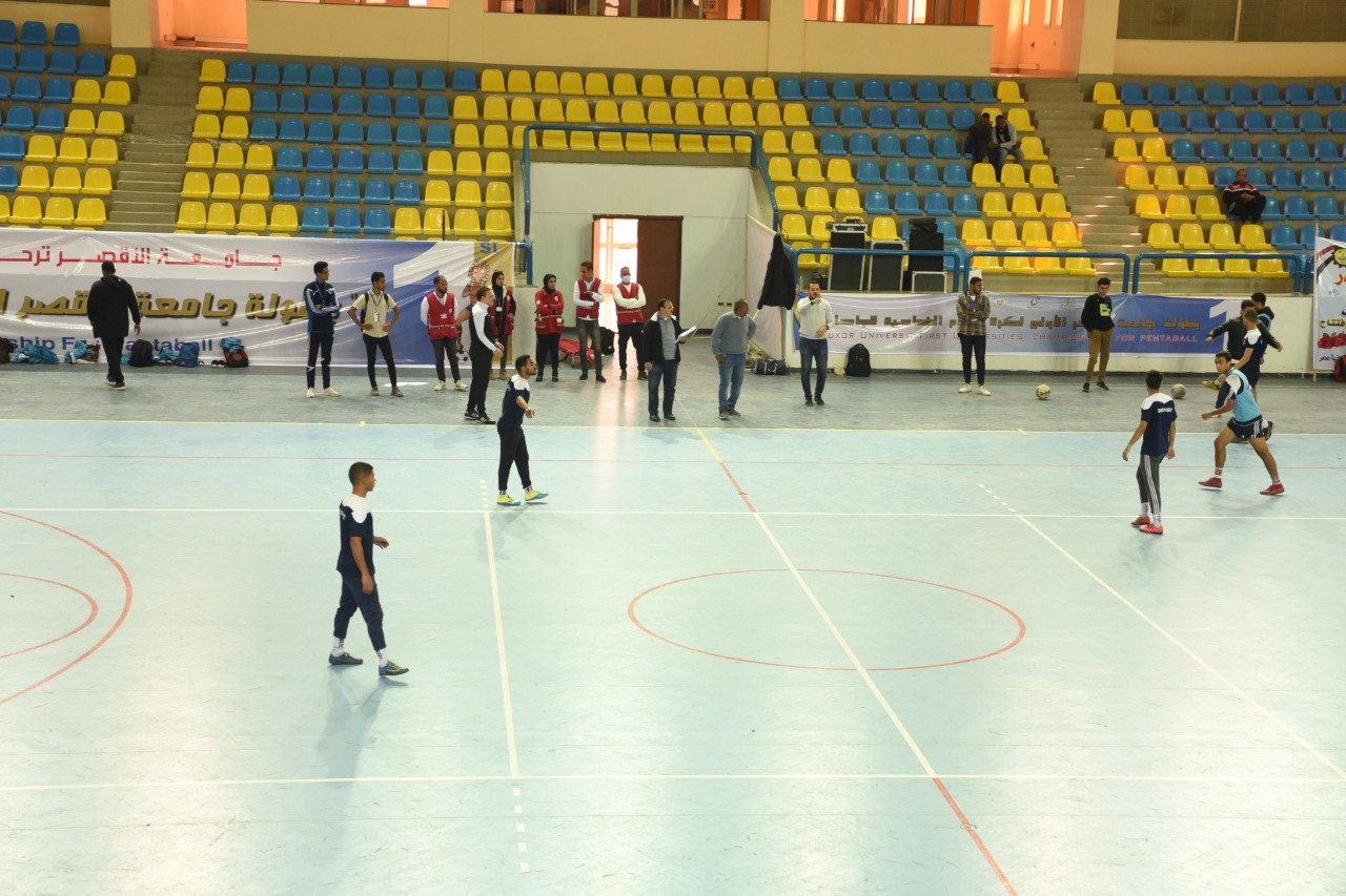 حفل ختام البطولة الأولى لجامعة الأقصر لكرة القدم الخماسية للجامعات المصرية