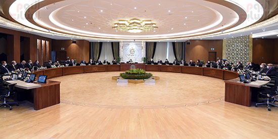 رئيس الوزراء يتراس اول اجتماع للحكومة بمقر مجلس الوزراء بالعاصمة الادارية الجديدة (20)