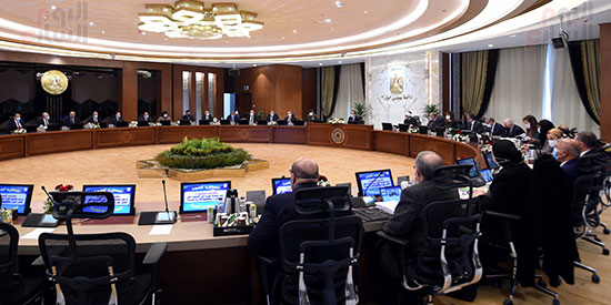 رئيس الوزراء يتراس اول اجتماع للحكومة بمقر مجلس الوزراء بالعاصمة الادارية الجديدة (19)