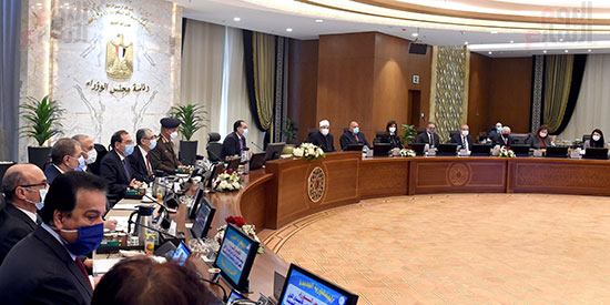 رئيس الوزراء يتراس اول اجتماع للحكومة بمقر مجلس الوزراء بالعاصمة الادارية الجديدة (13)