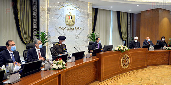 رئيس الوزراء يتراس اول اجتماع للحكومة بمقر مجلس الوزراء بالعاصمة الادارية الجديدة (5)