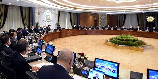 رئيس الوزراء يتراس اول اجتماع للحكومة بمقر مجلس الوزراء بالعاصمة الادارية الجديدة (23)