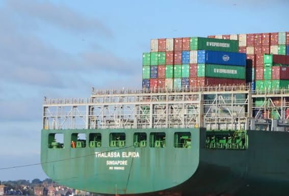 ميناء الإسكندرية يستقبل أكبر سفن الحاويات فى العالم (4)