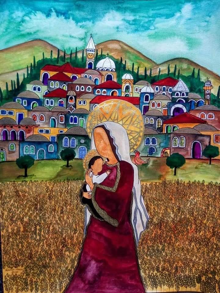 لوحات فلسطينية عن المسيح (6)