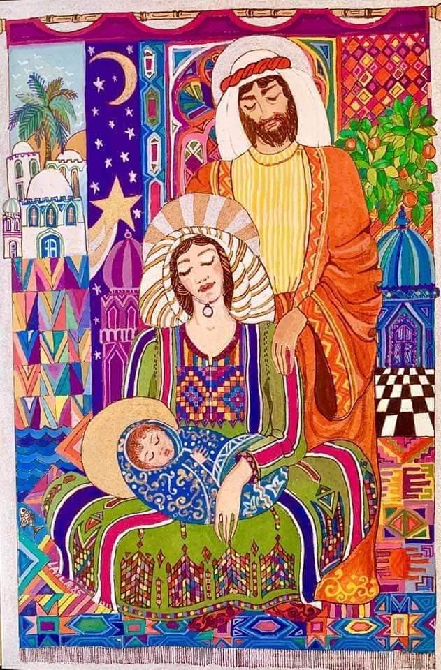لوحات فلسطينية عن المسيح (4)