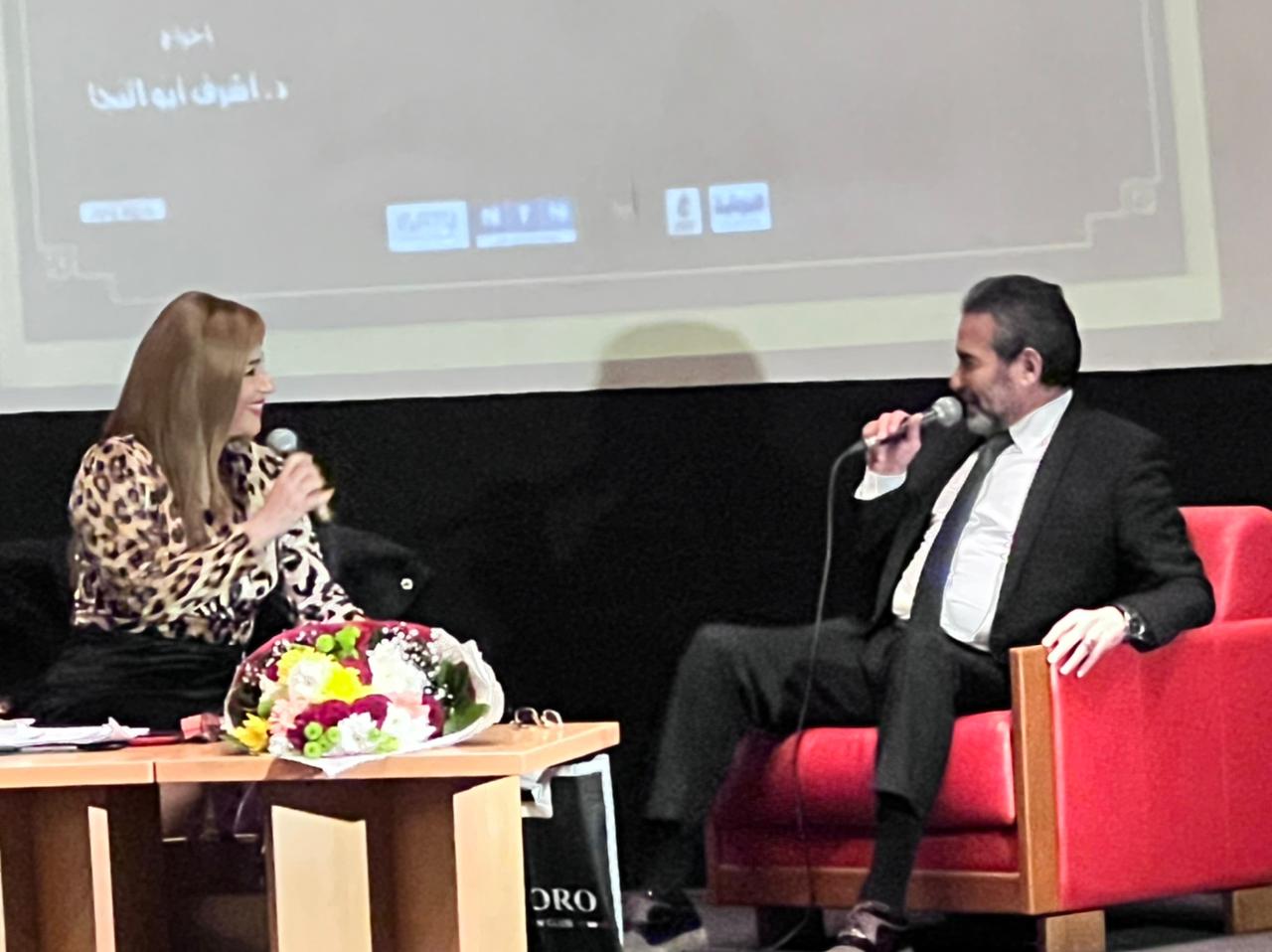 أحمد عبد العزيز يكشف قصة  الشلن الفضة  خلال حفل تكريمه  (3)