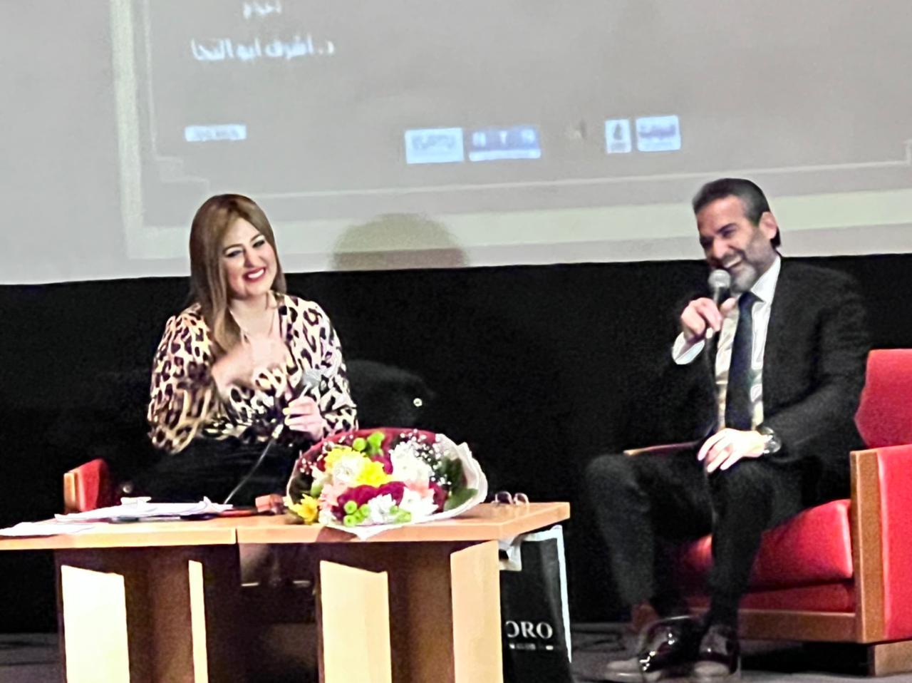 أحمد عبد العزيز يكشف قصة  الشلن الفضة  خلال حفل تكريمه  (1)