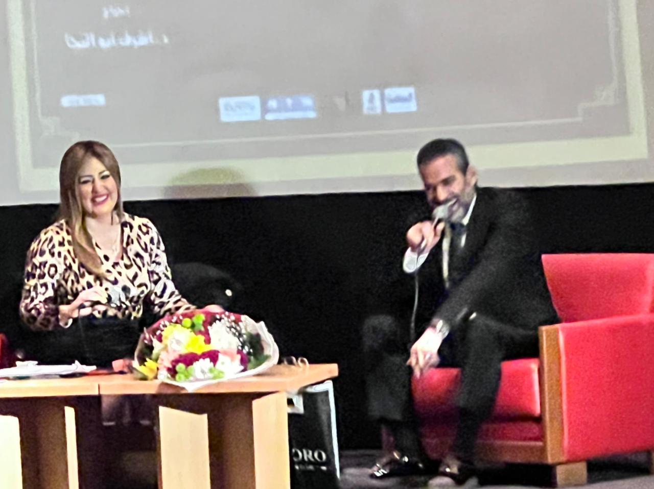 أحمد عبد العزيز يكشف قصة  الشلن الفضة  خلال حفل تكريمه  (2)