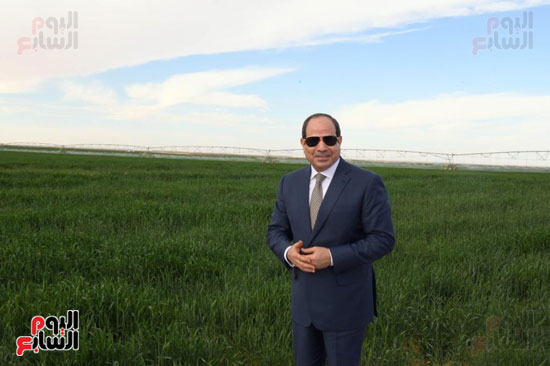 الرئيس السيسي يشهد افتتاح مشروعات جديدة فى توشكى (7)